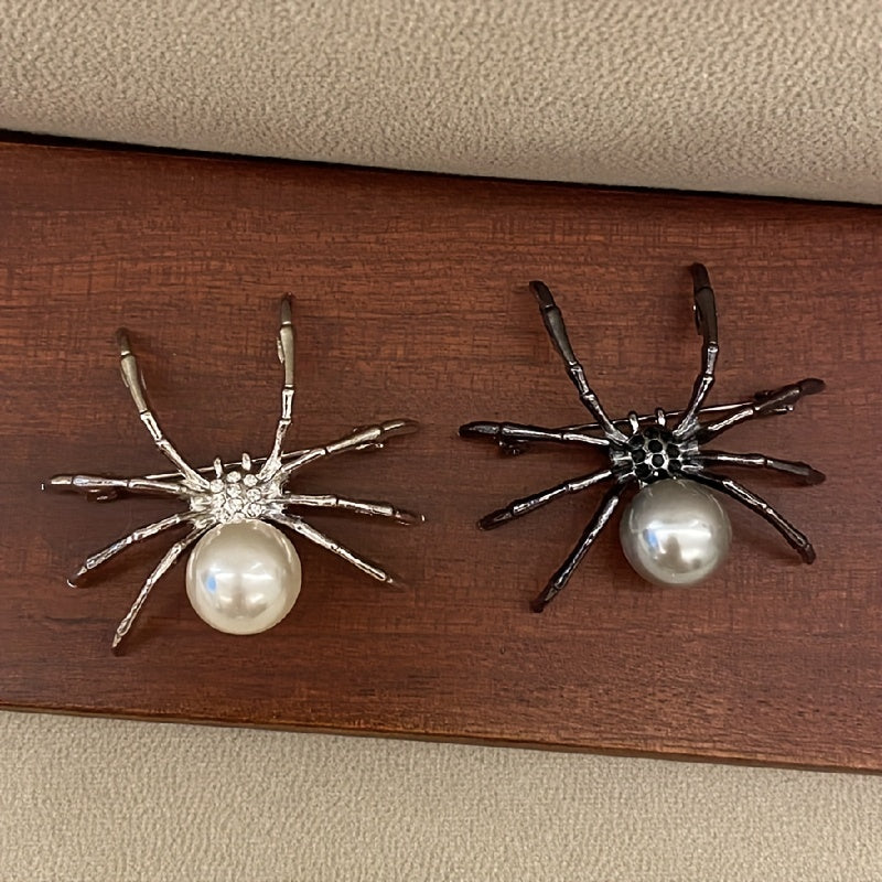 Exaggerated Spider Brooch Pin