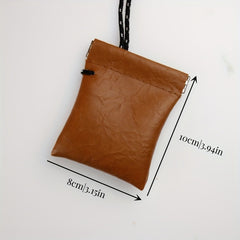Minimalist Hanging Bag Coin Purse Earphone Pouch for Travel