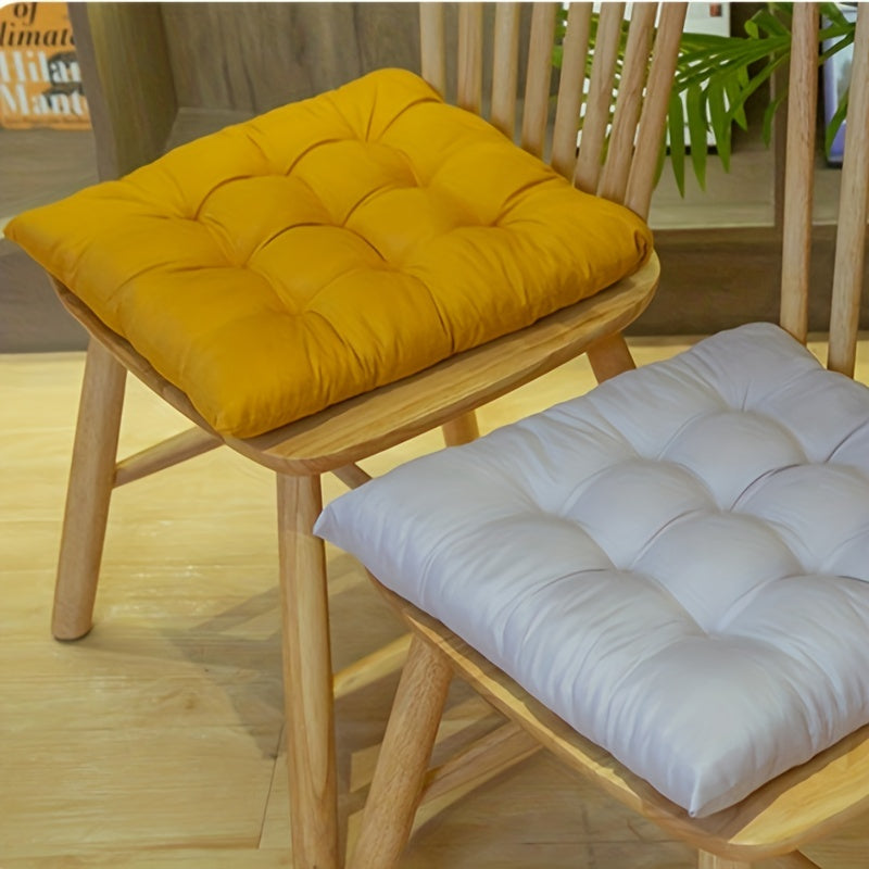 Solid Seat Cushion Square Chair Cushion Student Seat Cushion Winter Dining Chair