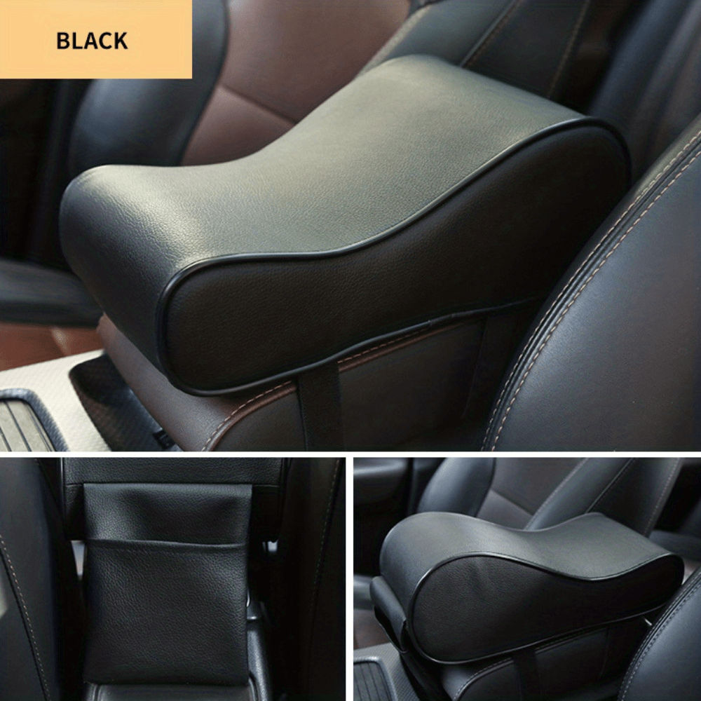 Universal PU Leather Car Armrest Protection Mat Cushion