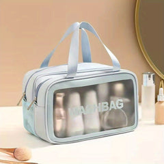 Makeup Zipper Bag Waterproof Satchel - Travel Toiletry Wash Bag