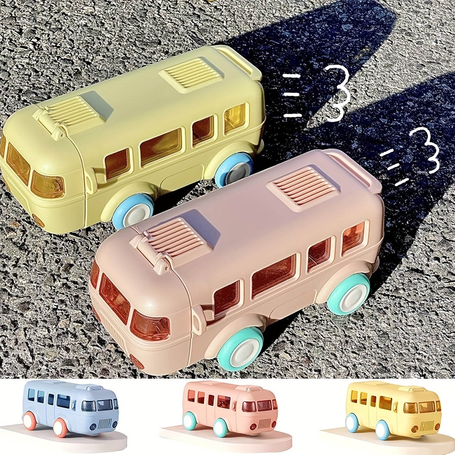 500ml Bus Water Cup w/ Straw Flip Top