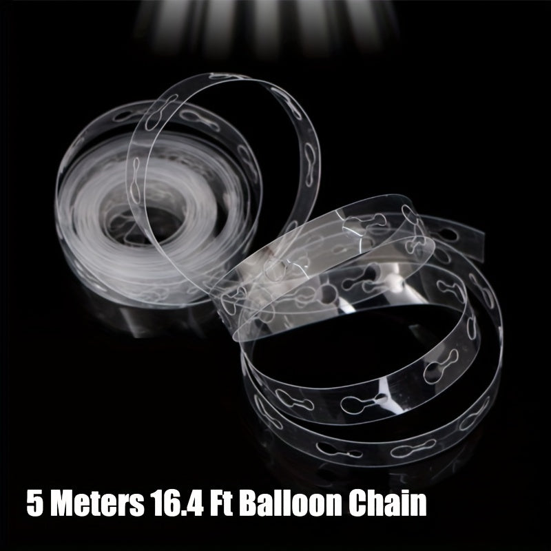 5m 16.4ft Balloon Chain Party Latex Balloon DIY Accessories