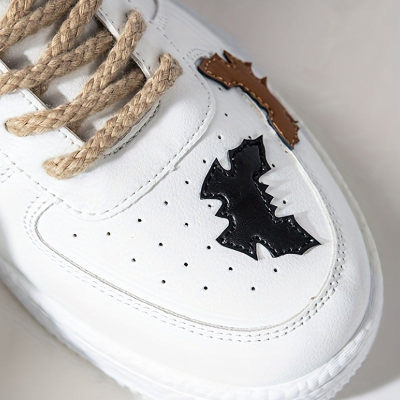 Men's Bats Lace-up Sneakers Skate Shoes Good Grip Breathable