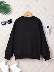 Boy's Halloween Skeleton Sweatshirt for Fall Winter