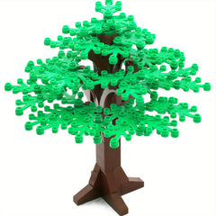 90pcs Building Blocks Tree Set DIY MOC City Street View Road Garden Jungle