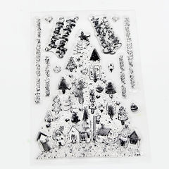 Christmas Tree Silicone Clear Stamp
