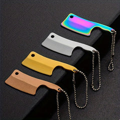 Stainless Steel Mini Kitchen Keychain Pendant Unopened Edge