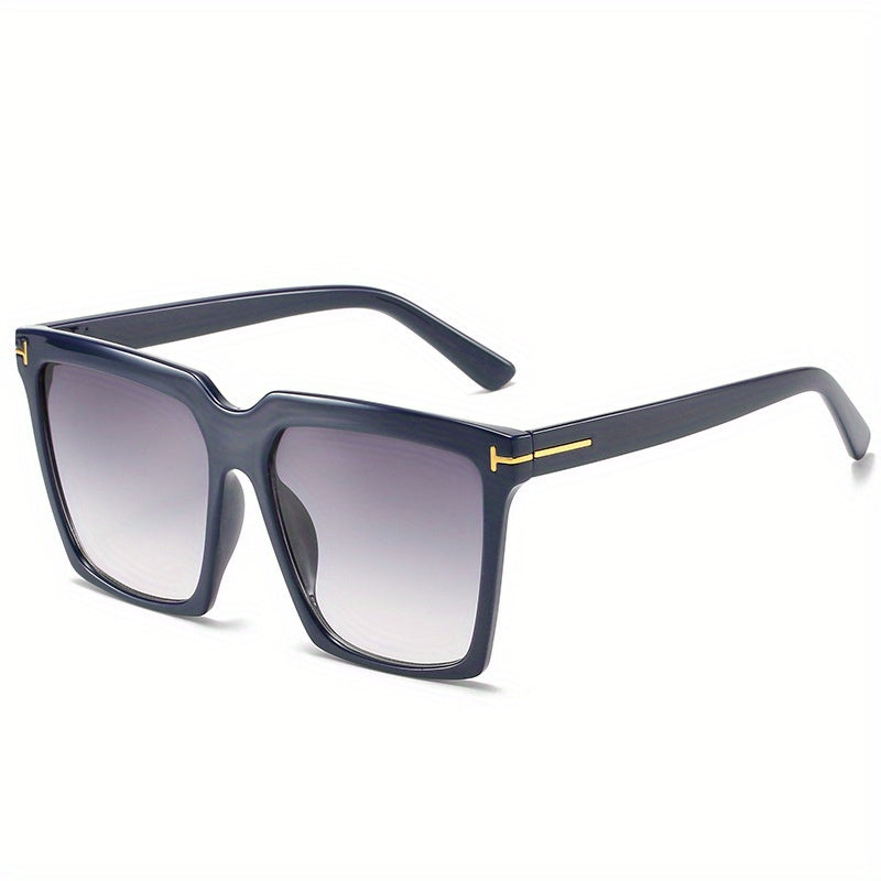 Oversized Square Sunglasses Casual Gradient UV400