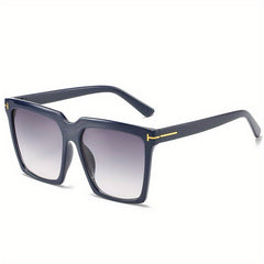 Oversized Square Sunglasses Casual Gradient UV400