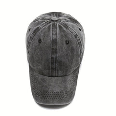Soft Vintage Smoke Grey Baseball Cap for Men and Women