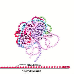 Mixed Alloy Open Ring Lobster Clasp Hook Ball Chain Jewelry Making DIY Finding