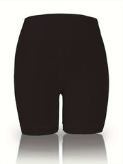  Lace Trim High Waist Safety Shorts