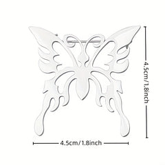 Animal Titanium Steel Butterfly Brooch Suit Decoration Corsage