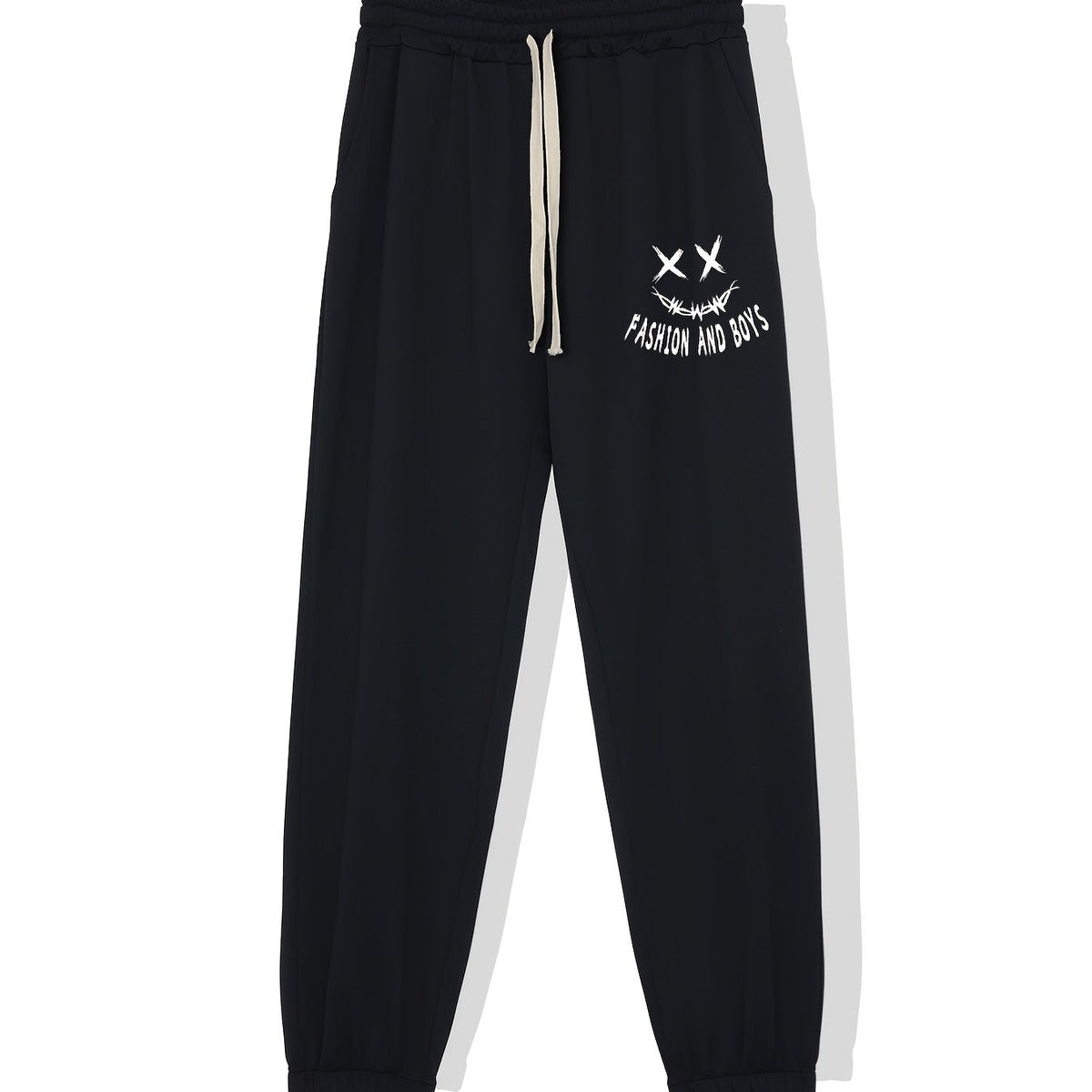 Men's Drawstring Sweatpants Loose Casual Comfy Jogger Pants
