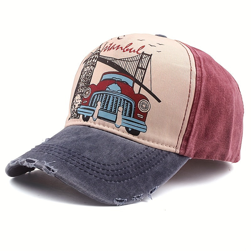 Truck Baseball Cap Visor Hat Matching Duck Tongue Pure Hat