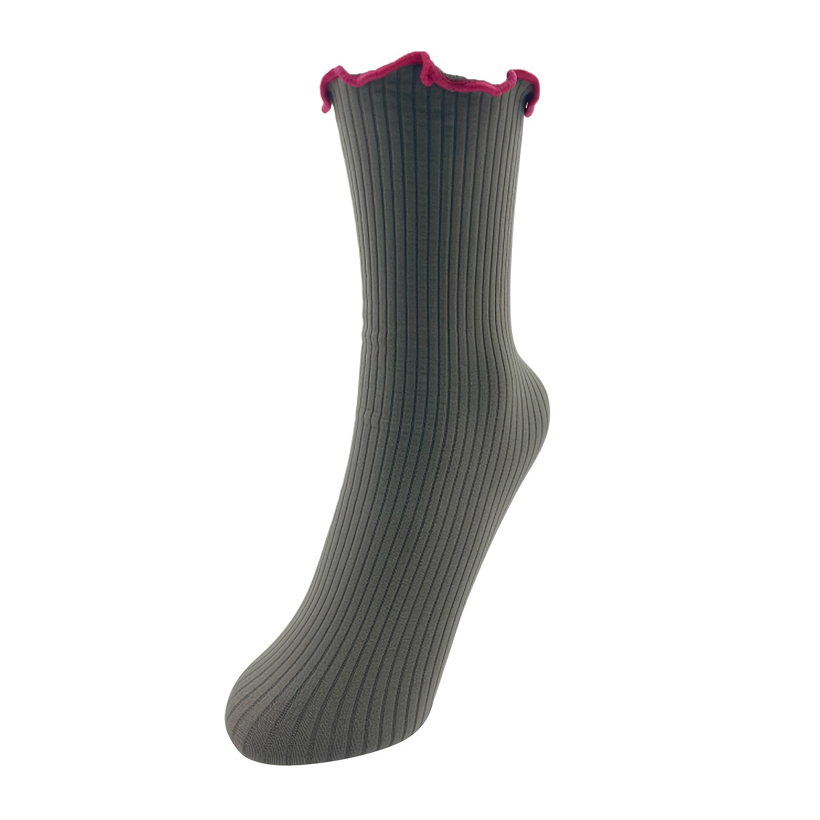 Casual Curling Socks Comfortable & Breathable Mid Tube Women's Socks