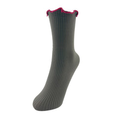 Casual Curling Socks Comfortable & Breathable Mid Tube Women's Socks