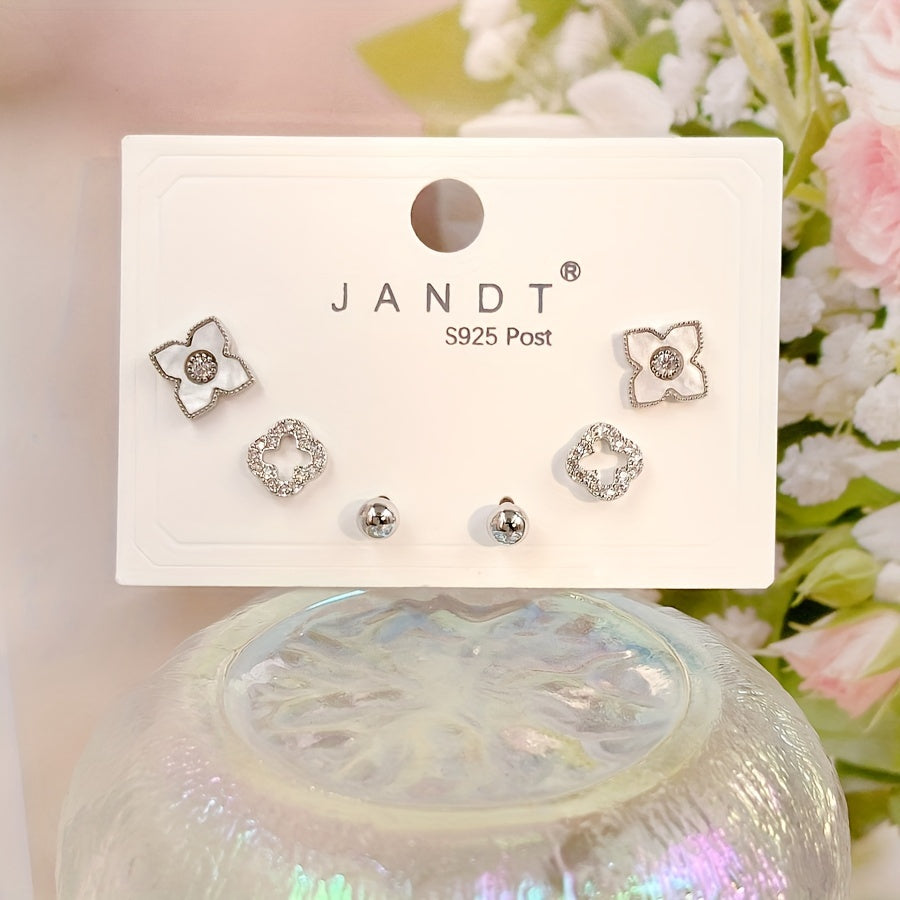 Four Leaf Clover Earrings for Kids