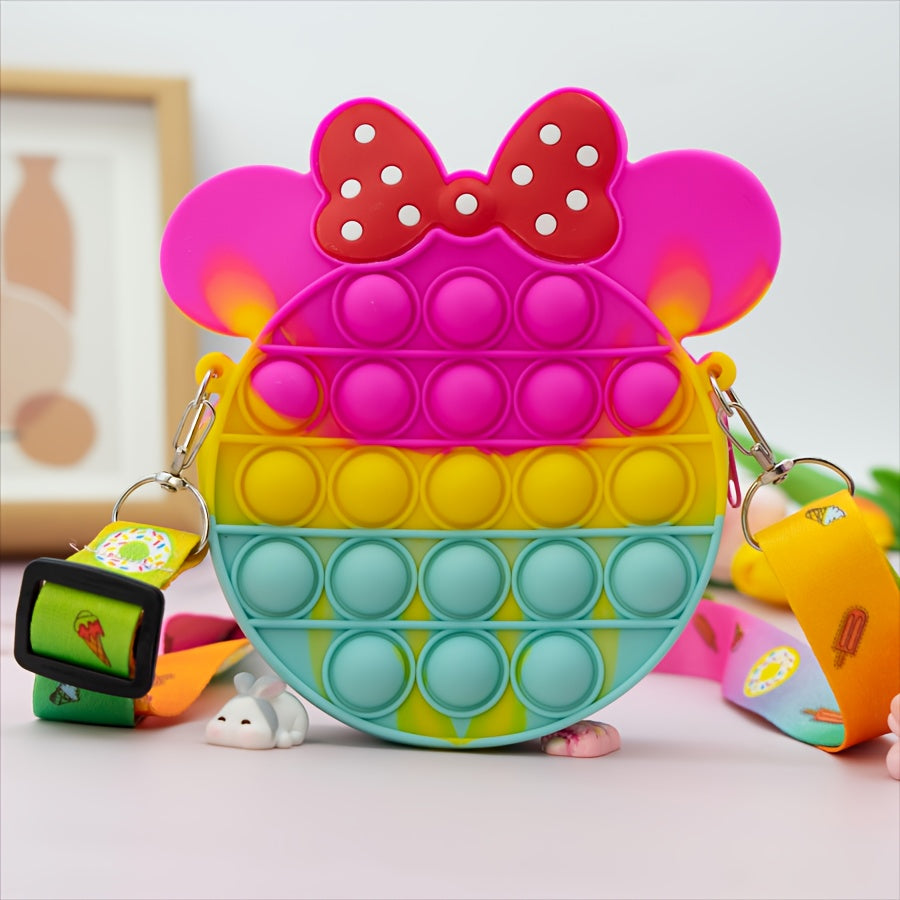Silicone Unicorn Messenger Bag Coin Purse for Girls