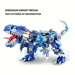 433pcs Mechanical Dinosaur Knight Building Blocks Set