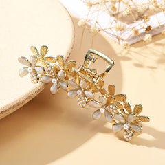 Vintage Rhinestone Hair Claw Thick Hair Clip
