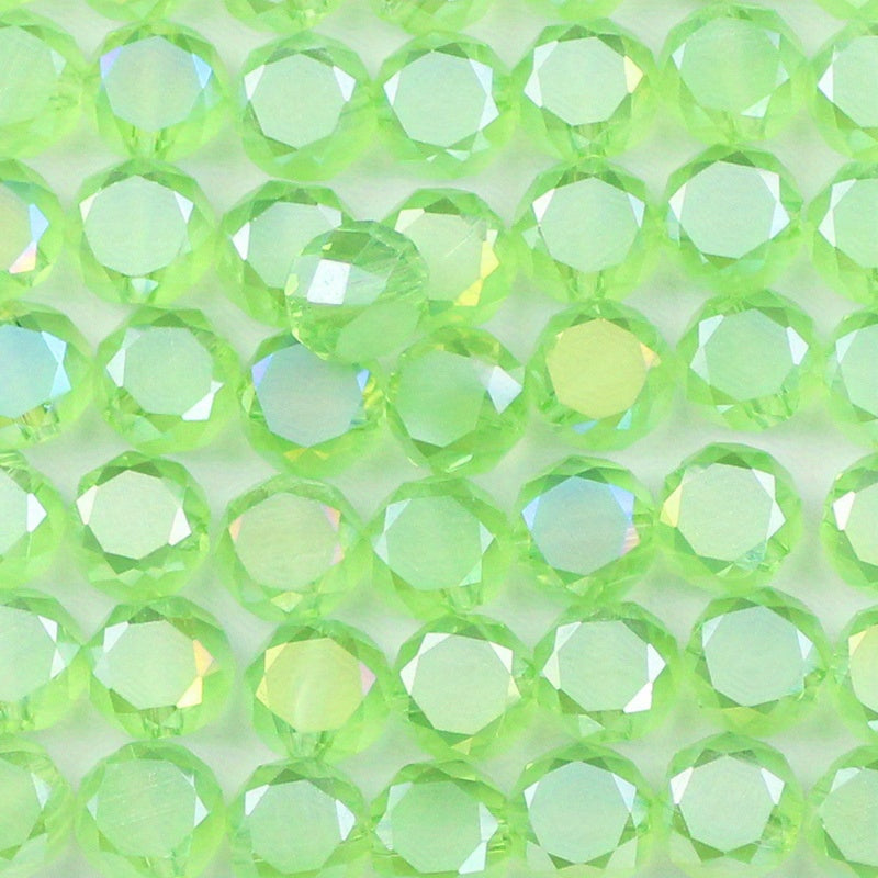 50pcs 5x8mm Colorful Crystal Glass Beads DIY Earrings Bracelet Necklace