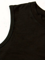 Cat Print Tank Top Sleeveless Casual Summer Top Women's Clothing