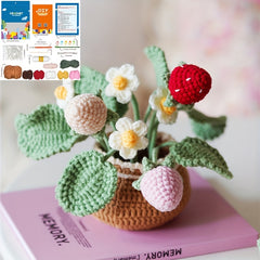 Arrival DIY Crochet Material Pack Wool Thread Flower Ornament Accessories