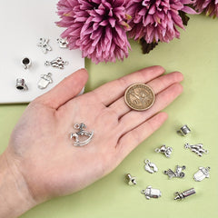 100Pcs Newborn Baby Charms for Jewelry Making DIY