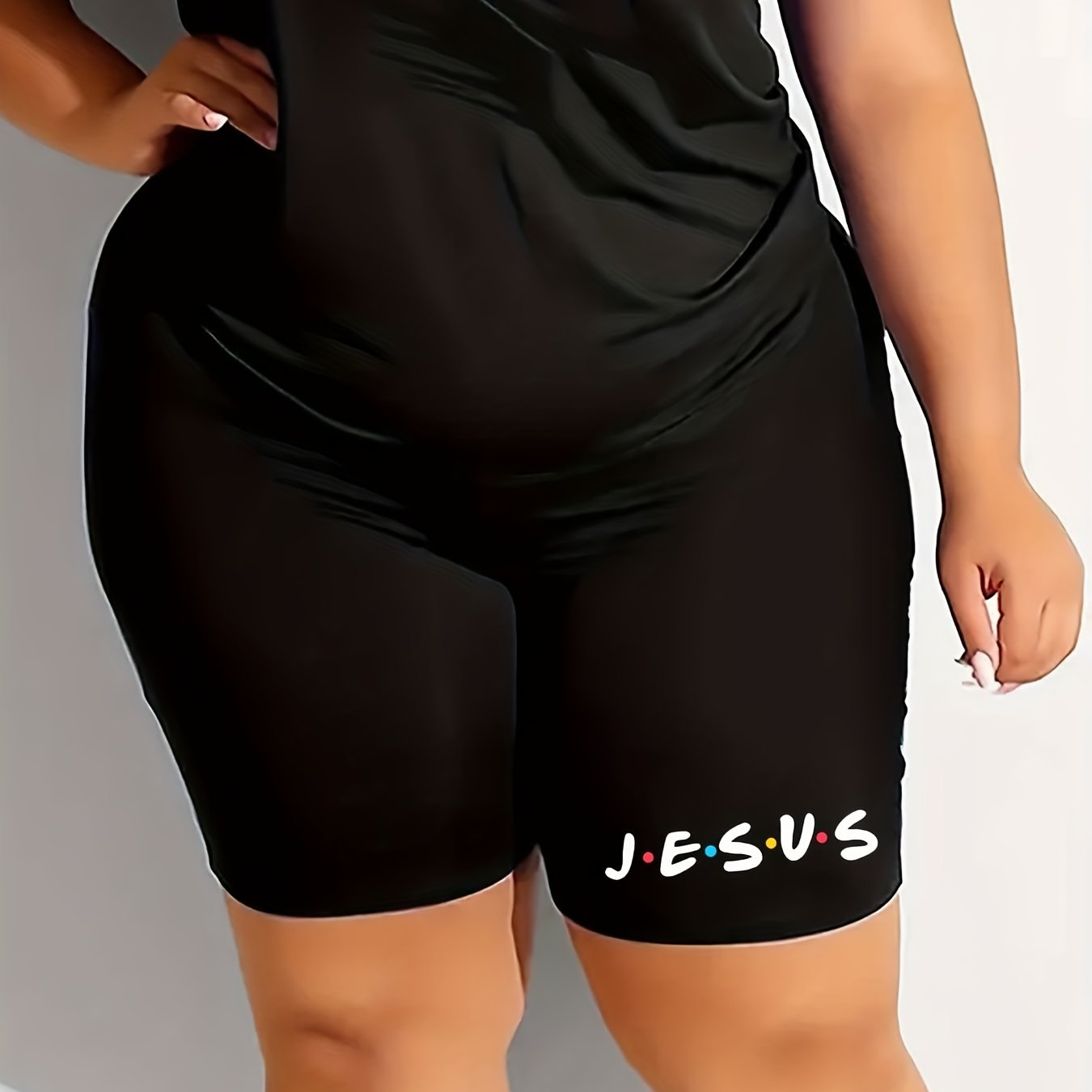  Casual Shorts Women's High Rise Stretch Biker Shorts