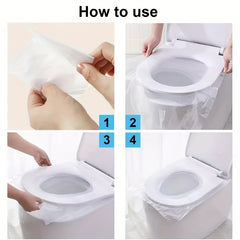 10pcs Disposable Toilet Seat Cover for Travel and Patients