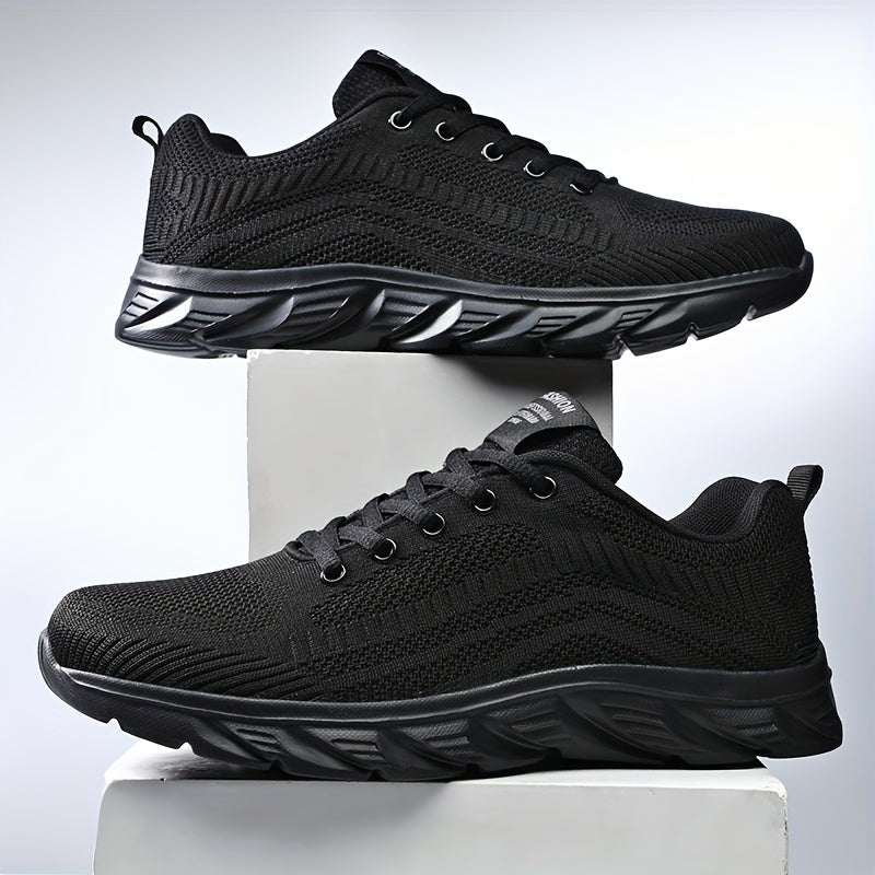 Men's Lightweight Knitted Casual Shoes Breathable Non Slip Sneakers