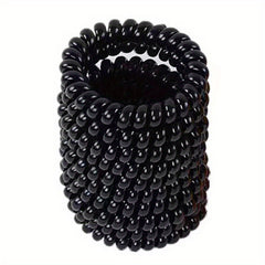 Spiral Hair Tie Waterproof Elastic Ponytail Holder Hair Accessories