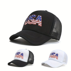 Breathable Mesh Hole Baseball Cap Unisex Hip Hop Cap Sun Protection Hat