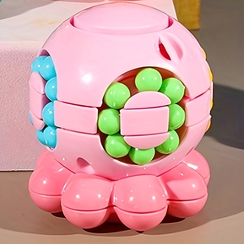 Octopus Egg Fidget & Spinner Toy Rotating Bean Cube Puzzle