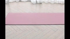 TPE Solid Yoga Mat Double Colors Non slip Fitness Mat