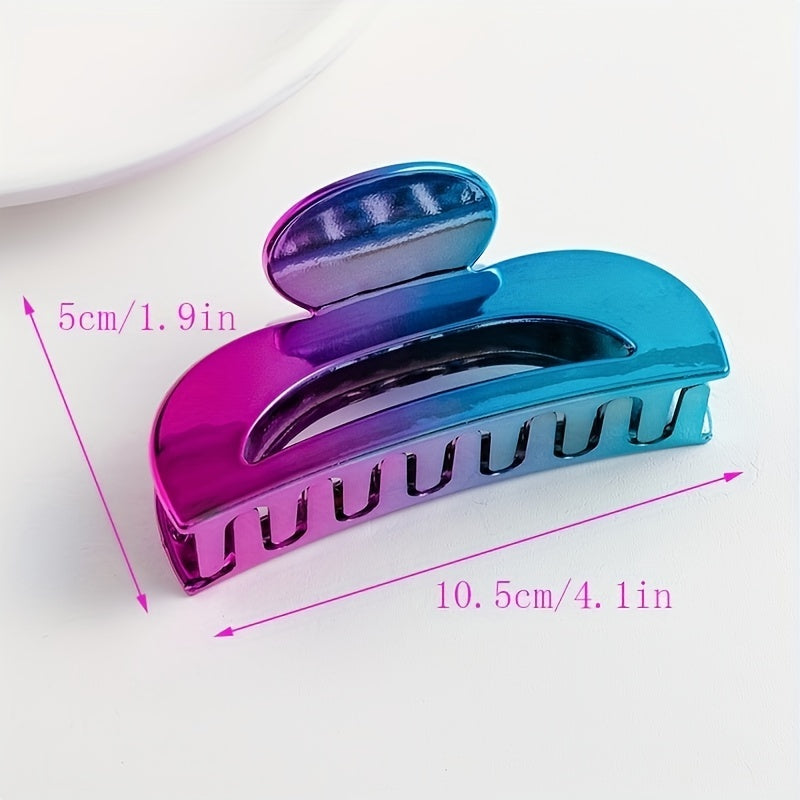 Gradient Claw Clips Hair Clips Headwear Outdoor Hair Accessories