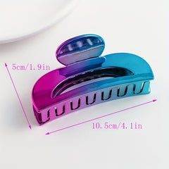 Gradient Claw Clips Hair Clips Headwear Outdoor Hair Accessories