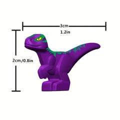 Mini Dinosaur Model Toys Building Blocks - 9 Colors Available
