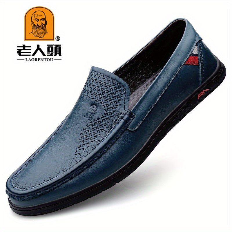 Men's Comfy Slip-On Moc Toe Loafers - Spring/Summer Shoes