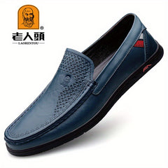 Men's Comfy Slip-On Moc Toe Loafers - Spring/Summer Shoes