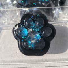 Glittery Cat Paw Squeeze Toy TPR Material Interactive Sensory Toy