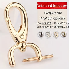 Detachable Bag Swivel Hooks for DIY Bags and Purses