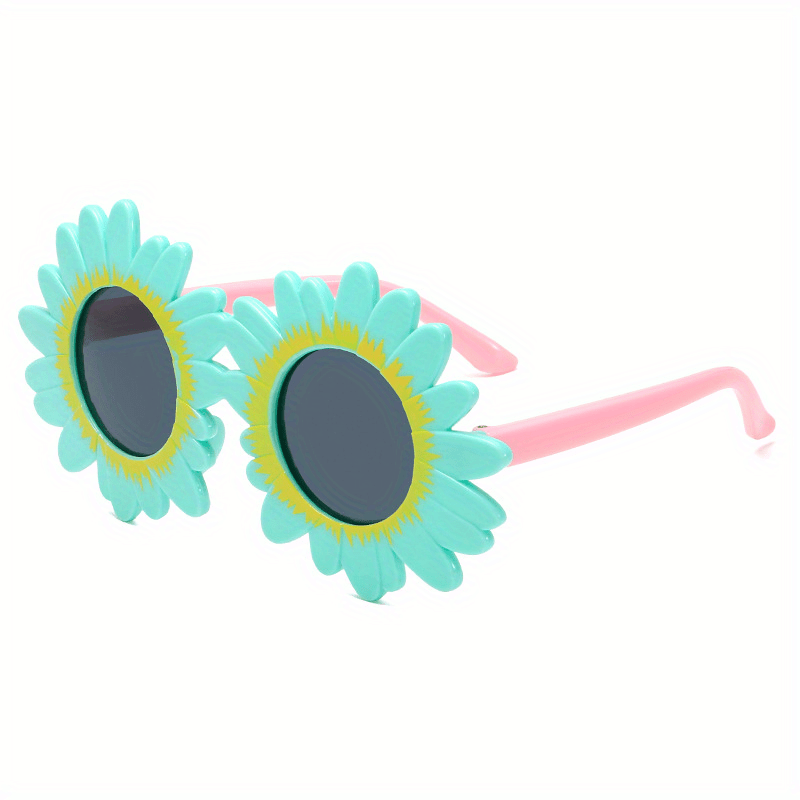 Kids Daisy Frame Sunglasses Sun Protection Accessory