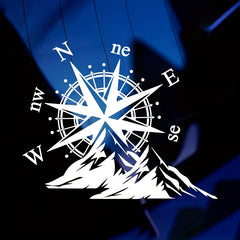 Adventure Sports Compass Car Sticker Vinyl Decal Waterproof
