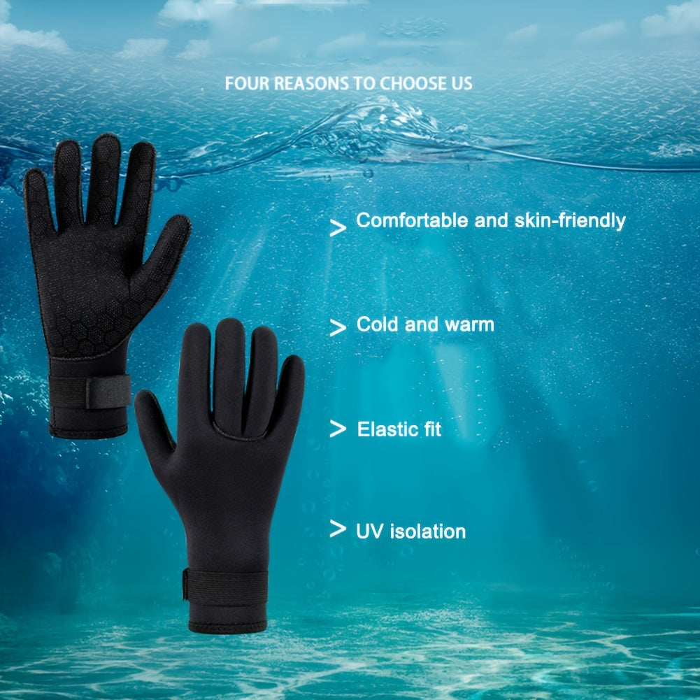 3mm Neoprene Diving Gloves Anti-skid Wetsuit Mittens