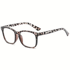 Men's Women's Glasses Spring Legs Flat Mirror Sunglasses
