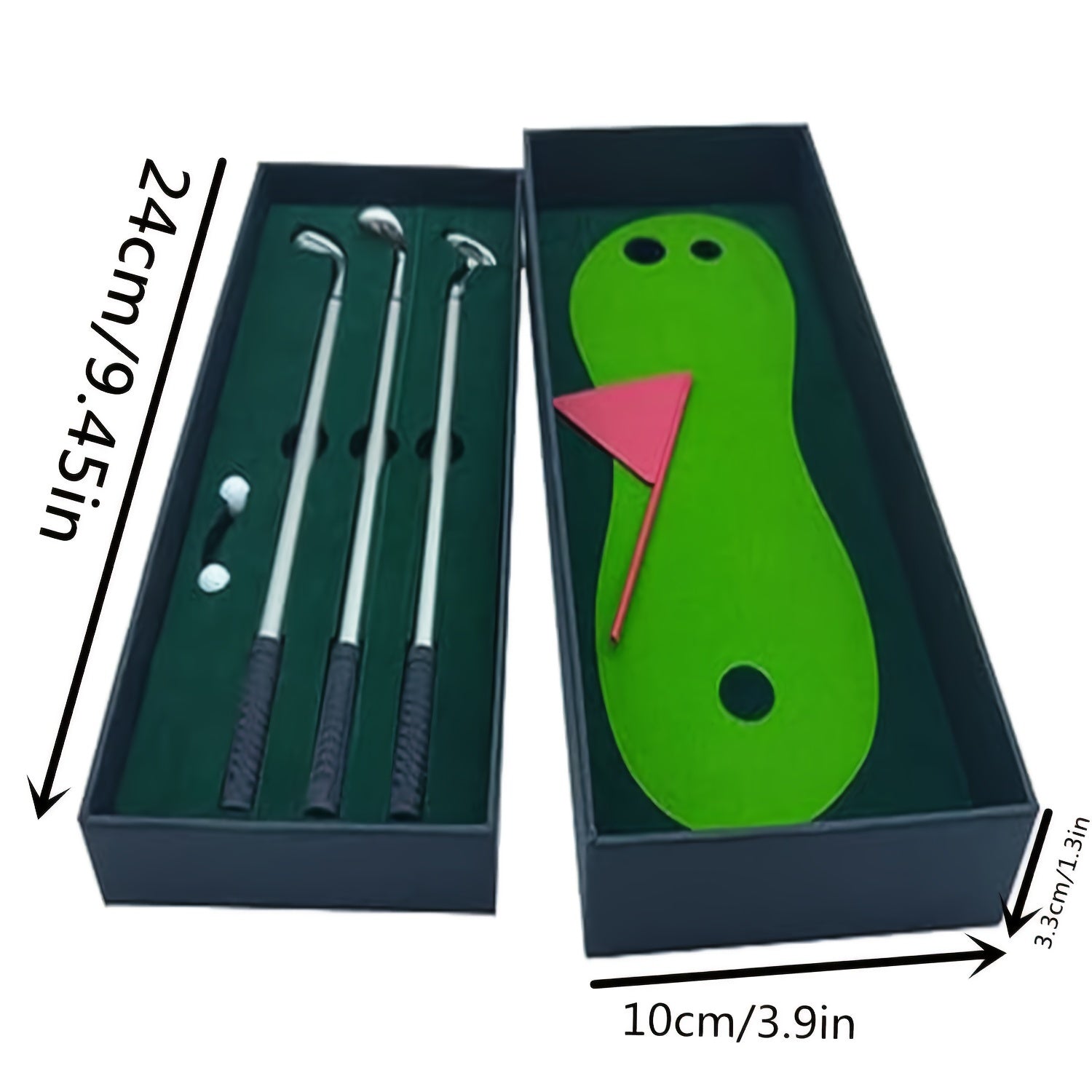 Golf Pen Set Mini Desktop Golf Ball Pen Gift For Desk Games Office & School