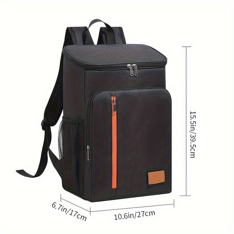 Outdoor Canvas Backpack: Large Capacity Insulated & Easy Clean